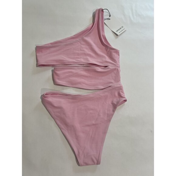 SWIM BY DI One Piece Cutout Ring Swimsuit in Pink - Picture 2 of 3